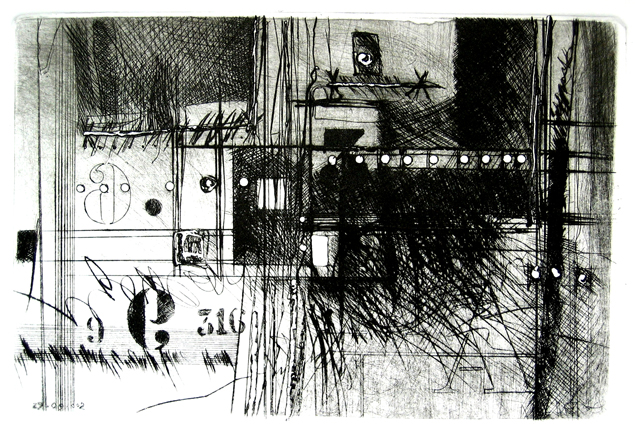 316 A (35 x 23), tirage sur Arche 60 x 50